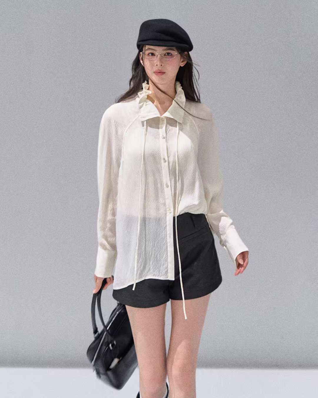 Fluffy Chiffon Shirt RCR0012