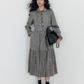 Long-Sleeve Shirt Flare Long Dress VAS0159