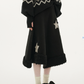 Retro Design Knit & Star Long Skirt MAM0014