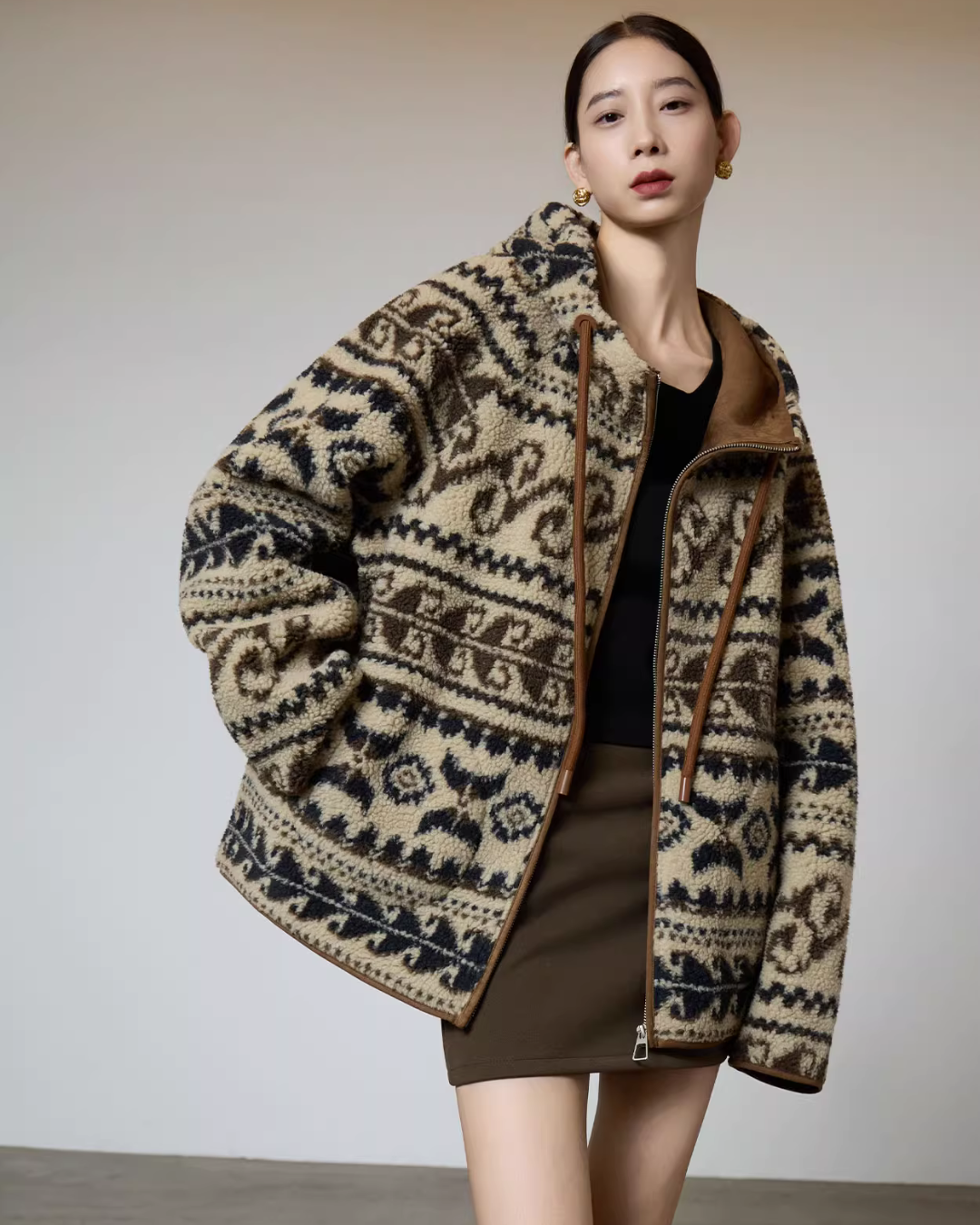 Vintage Nomadic Wool Hoodie SUY0001