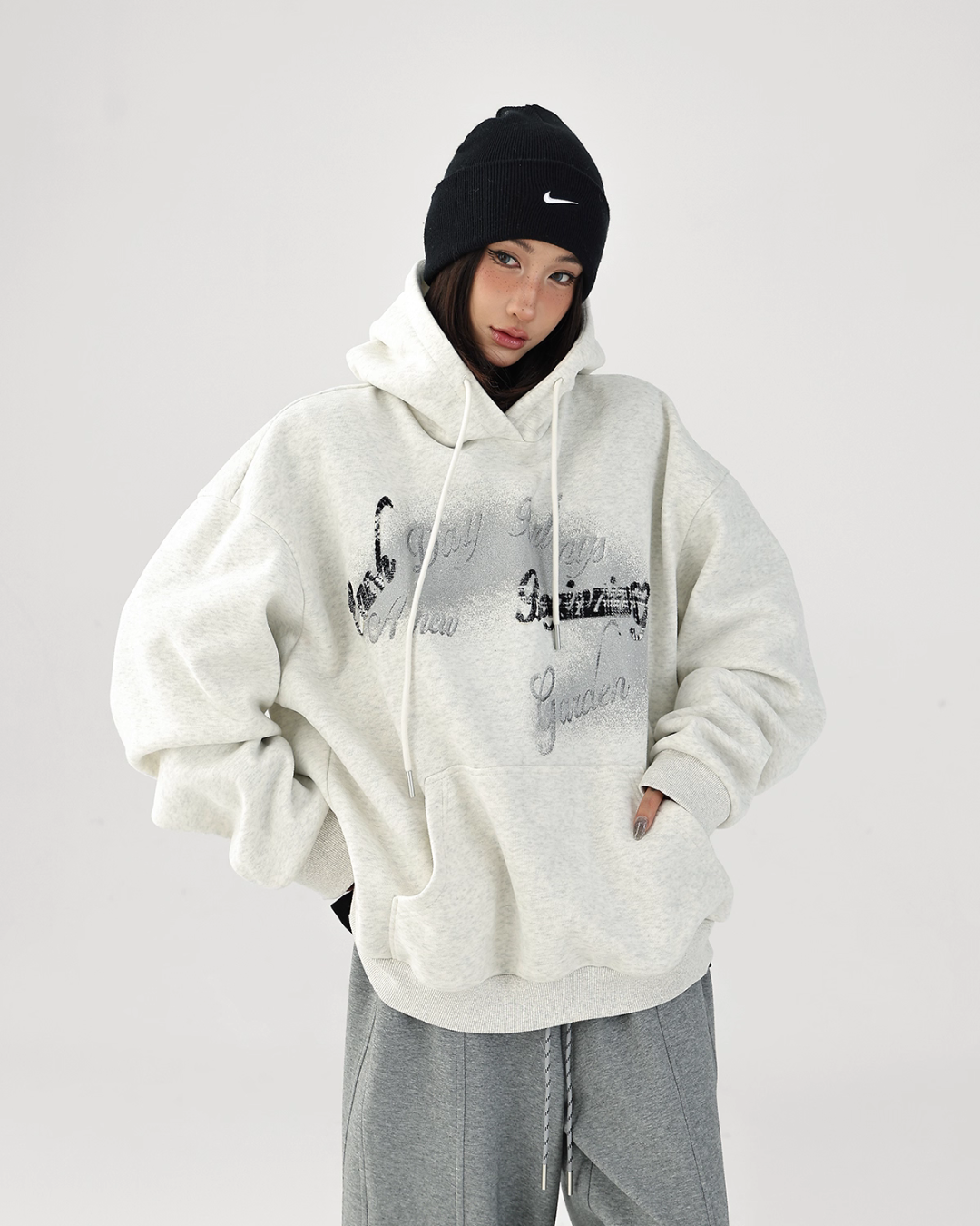 Vintage Logo Sweatshirt Hoodie ACS0345