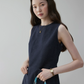 Heart Pocket Sleeveless Dress VOE0002