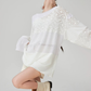 Patchwork-Style Lace Switch Tunic FER0266