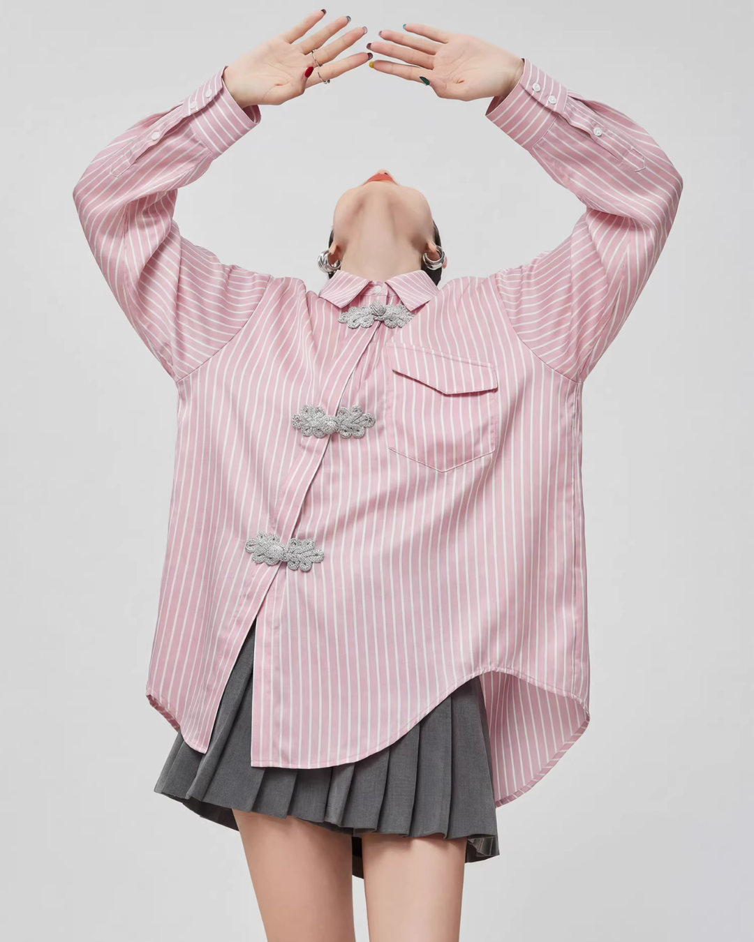 Chinese-style Long-Sleeve Shirt FER0047