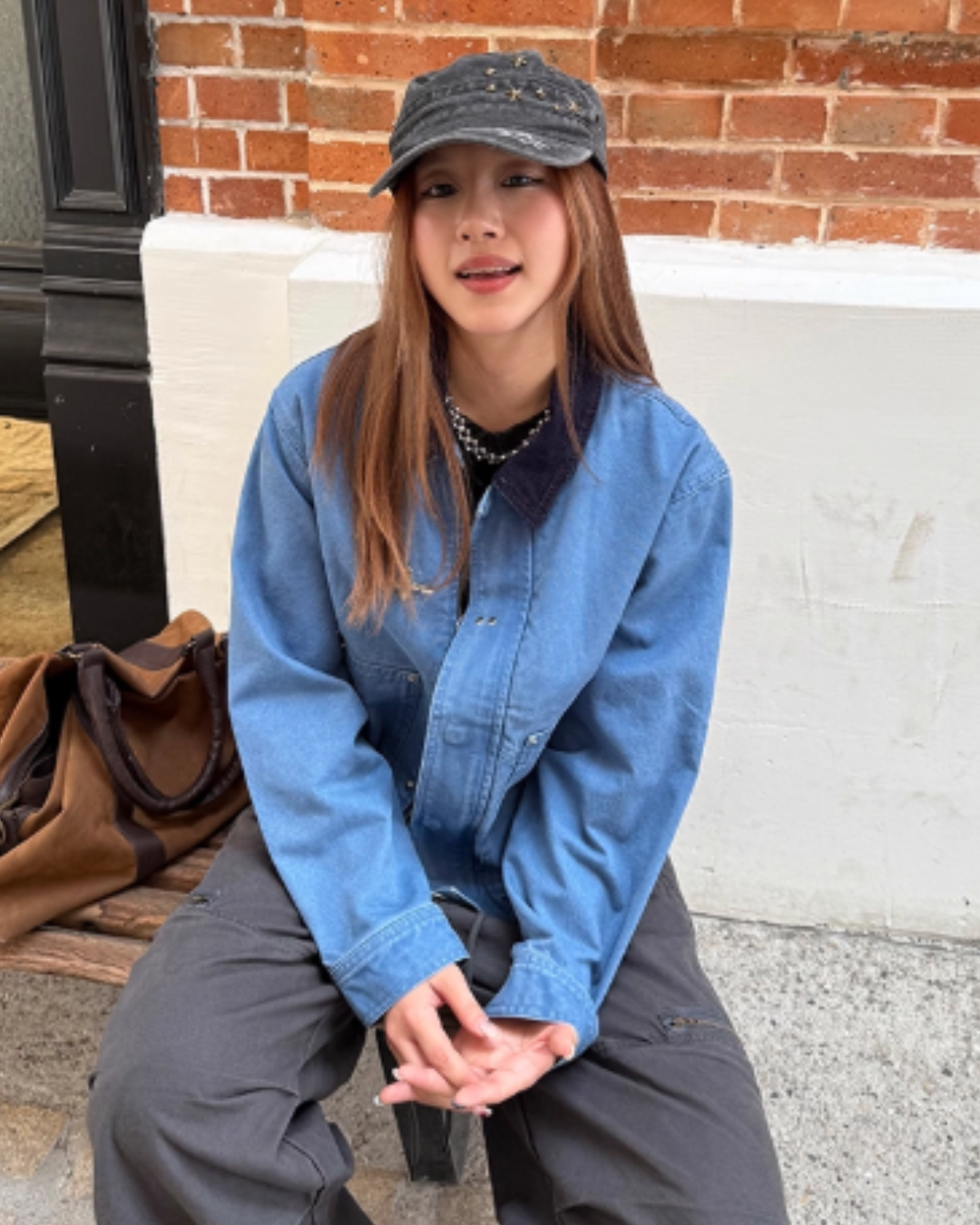 Vintage Washed Collar Denim Jacket CYE0053