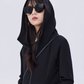 Zip-Up Long Sleeve Dress SHN0017