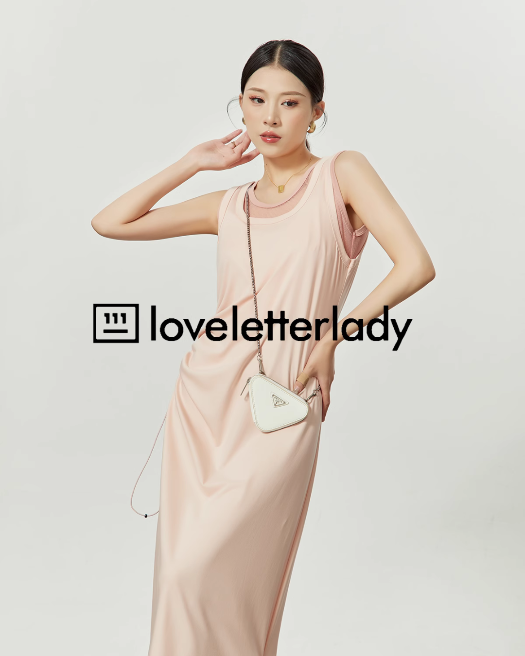 Light Pink Layered Dress  LLA0236