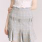 American Retro Ruffle High Waist Skirt GOU0102