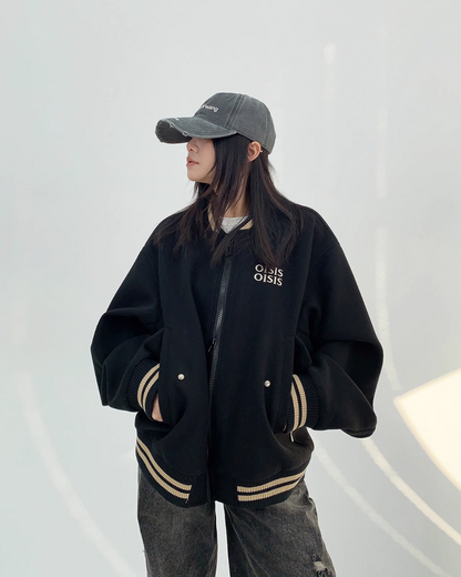 Double Zip Tweed Jacket YLS0778