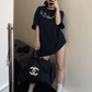 Pearl logo short sleeve T-shirt YLS0837
