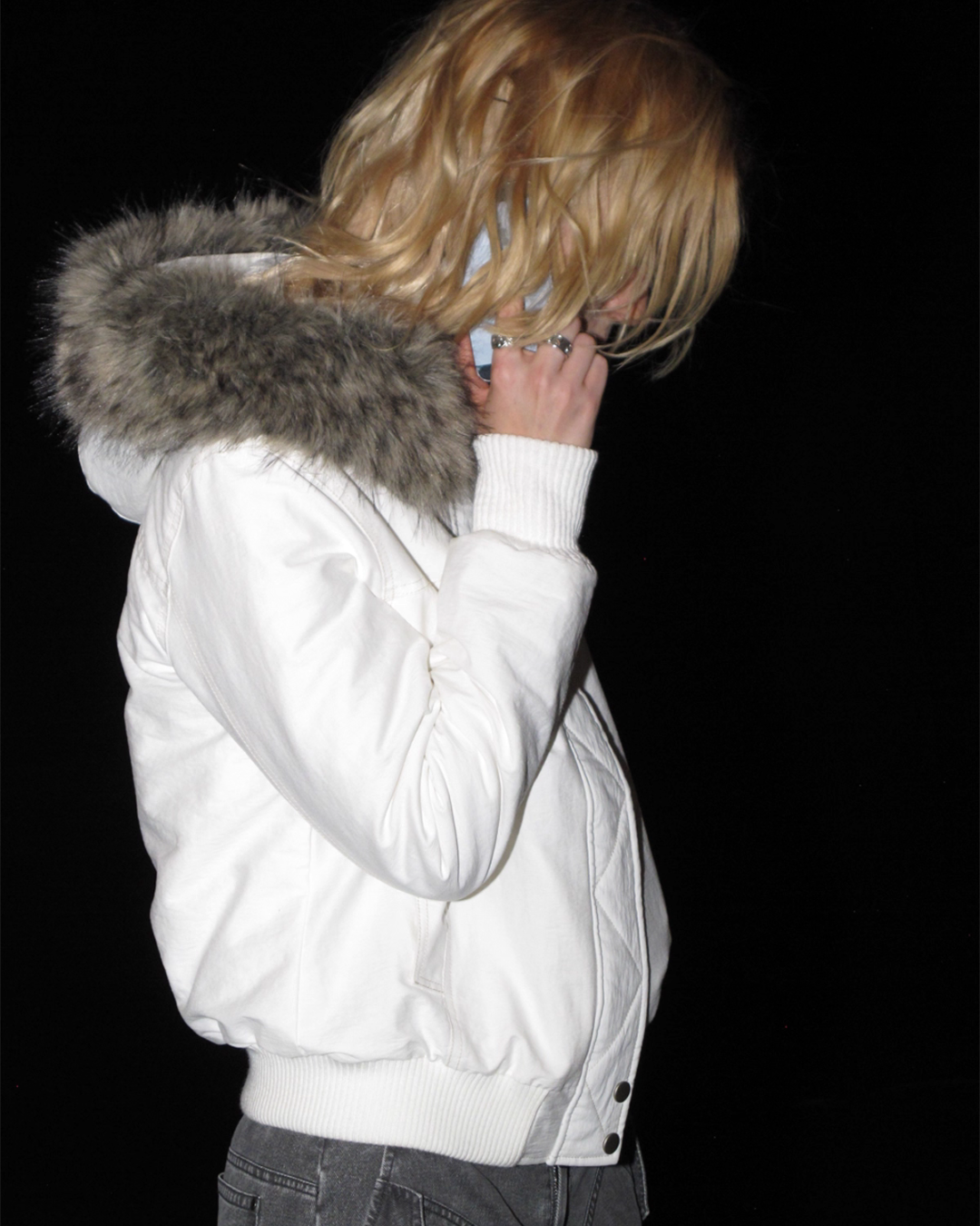 Fur Collar Double Placket Jacket WAT0007