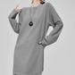 Lace Patchwork Long-Sleeve Dress FER0053