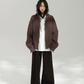 Stand Collar Zip-Up Knit Jacket ACS0389