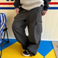 Multi Pocket Washed Work Pants CYE0039