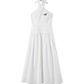 Cross Strap Halter Dress WEO0032
