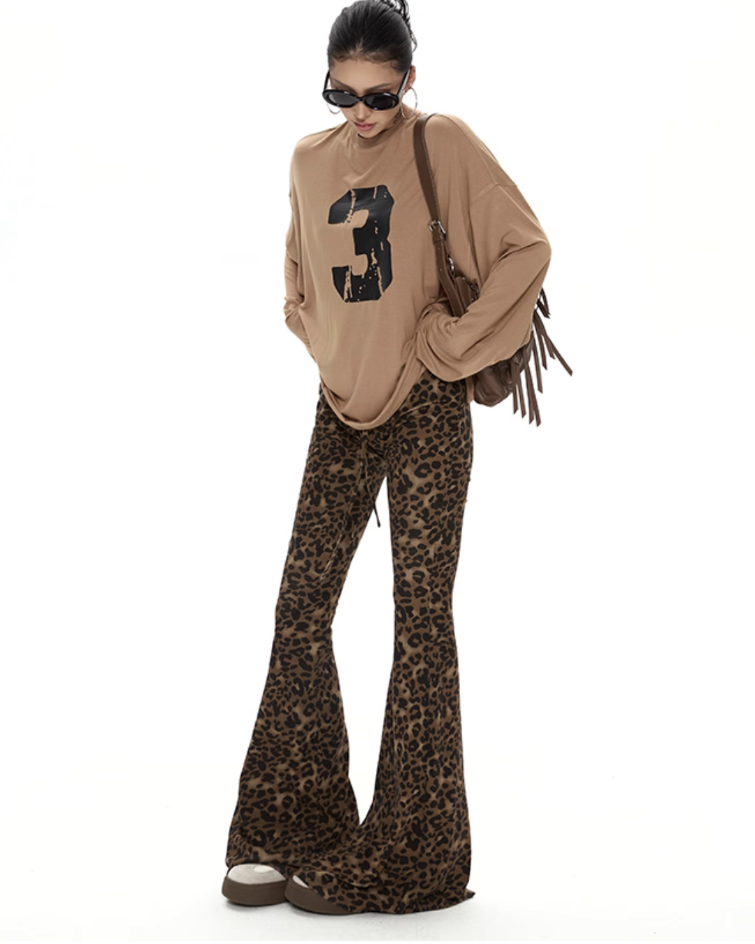 Leopard Flare Pants ZRS0088