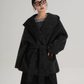 Open Collar Long Coat SRS0414