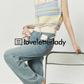 Pastel Summer Knit Vest / Wide Denim Pants LLA0186