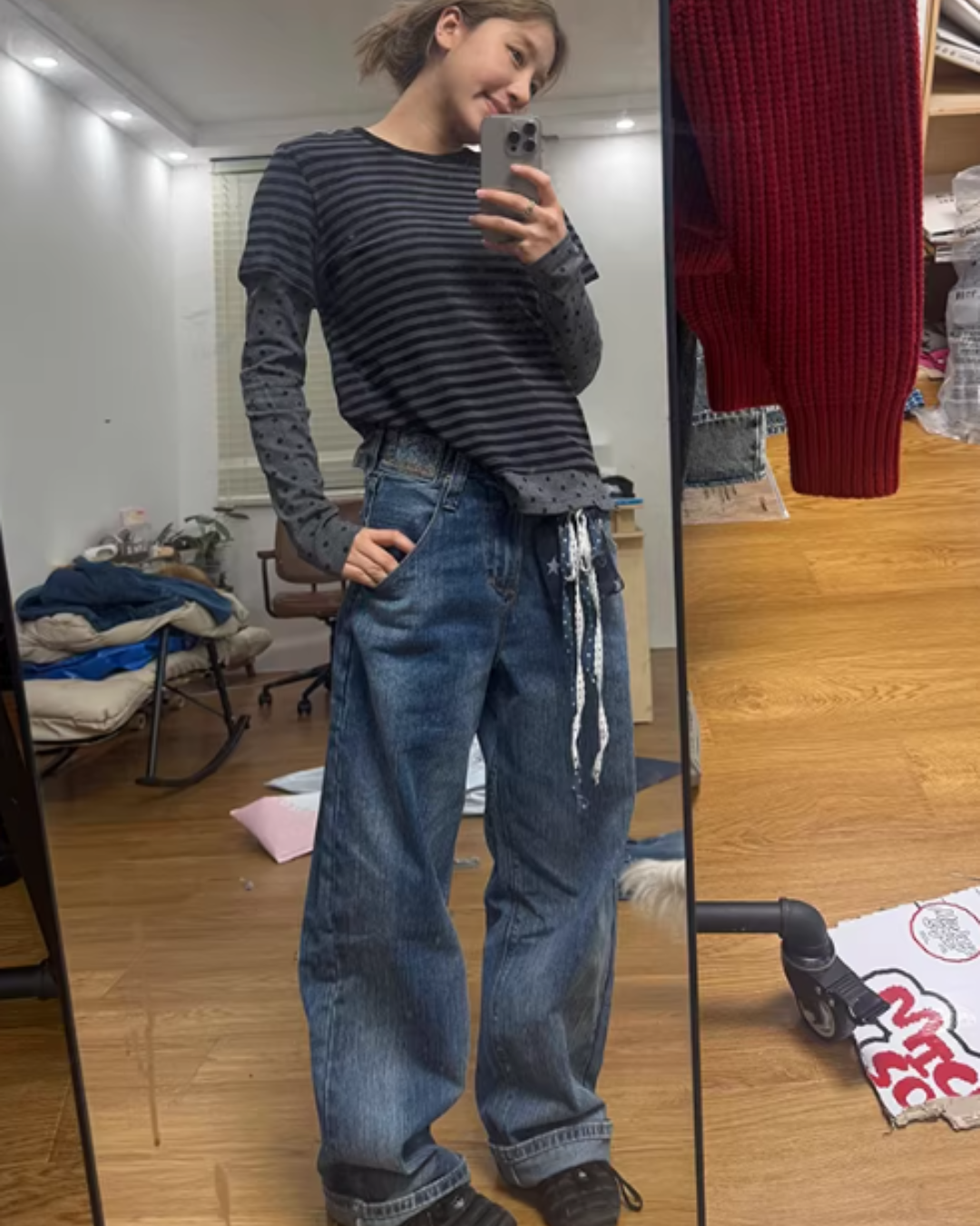 Vintage Wide Denim Pants CYE0099
