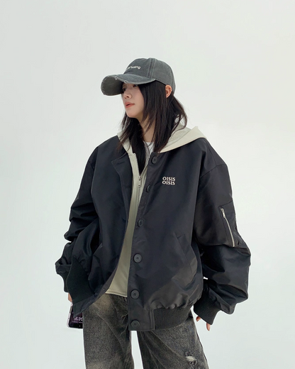 Layered Style Blouson YLS0774