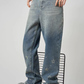 Gradient Wide Denim Pants FER0058