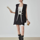 Fake Layered Vest / Mini Skirt FER0216