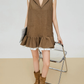 Tailored Collar Vest Dress FER0317