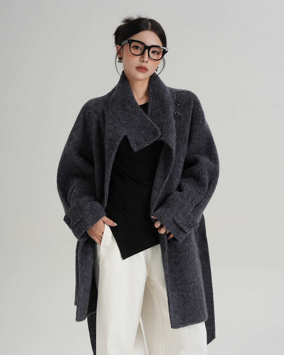 ジャケット・アウター AP STUDIO shawl collar Coat AP STUDIO shawl collar Coat