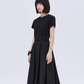 Patch Pocket Waist T-Shirt Dress SHN0013