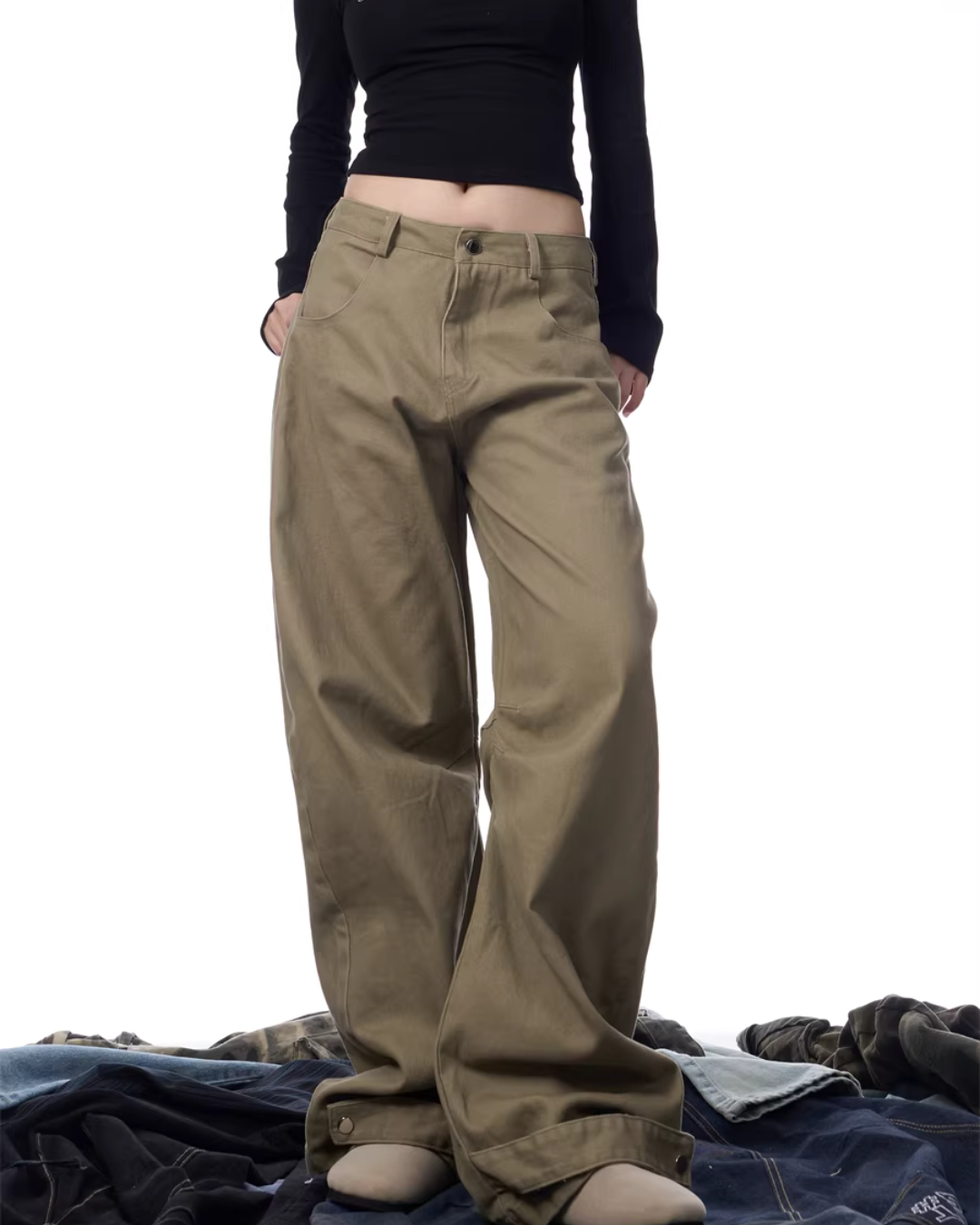 Loose Straight Casual Pants ONP0013