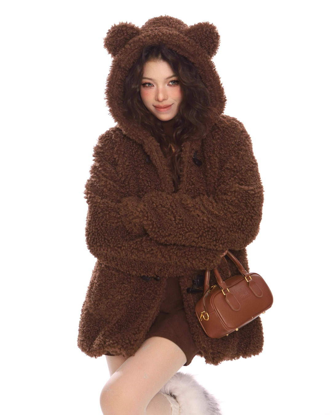 Bear Fluffy Boa Jacket BGS0008