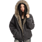Inner Fur Thin Stripe Zip Hoodie BGS0032