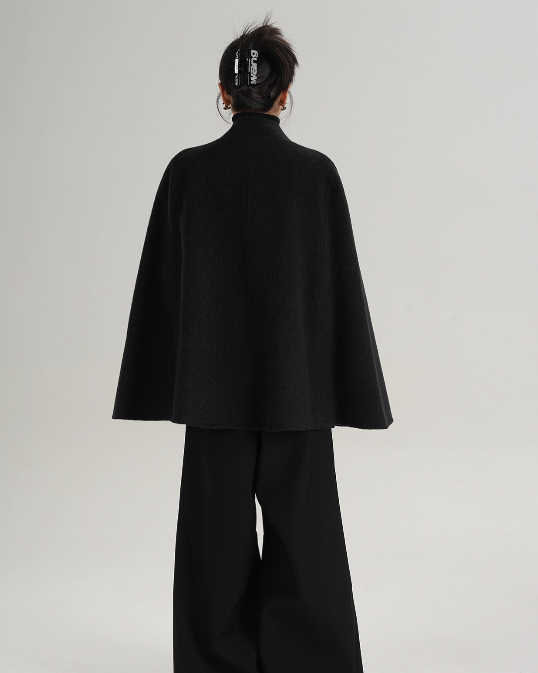 Wool Poncho Coat SRS0371