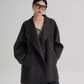 Mid Length Belted Wool Coat SRS0363
