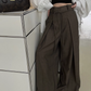 Retro High Waist Wide Pants VCY0063