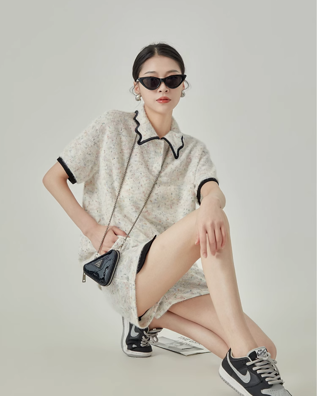 Knit Design Polo Shirt / Shorts LLA0068