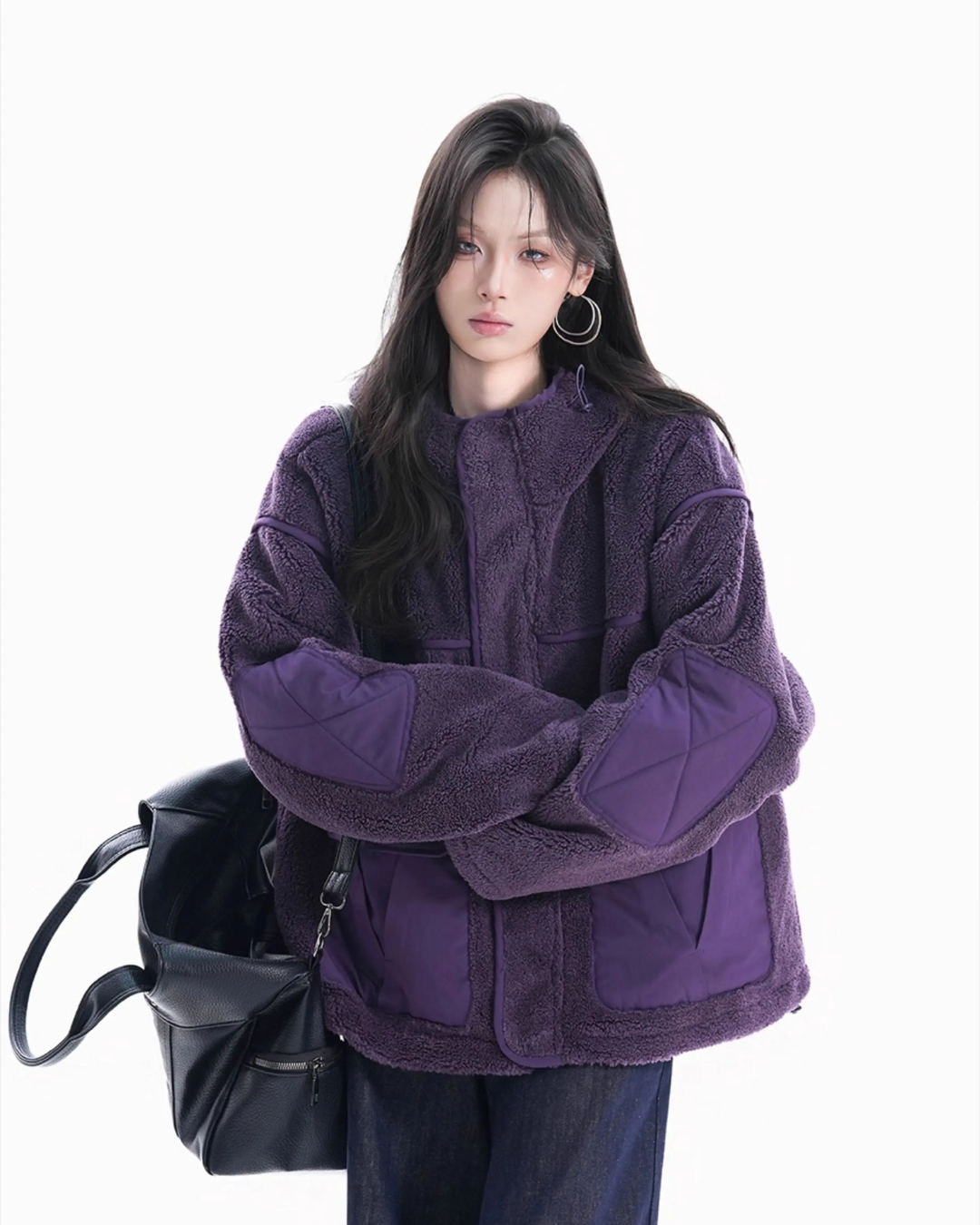 Oversized Boar Fleece Jacket WLS0014