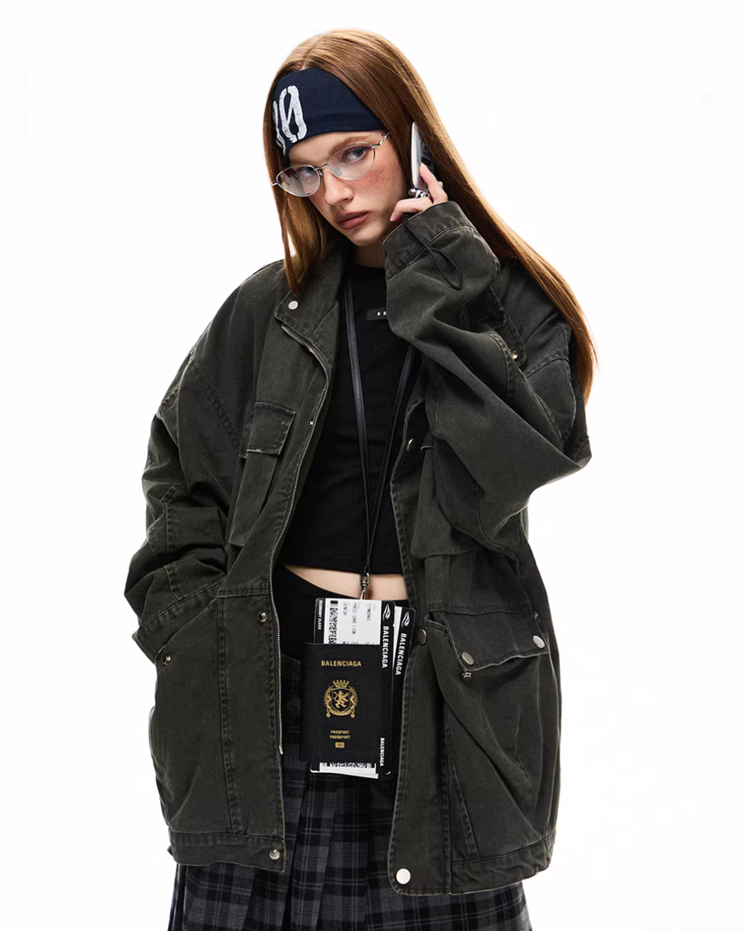 Vintage Washed Workwear Jacket EZK0103