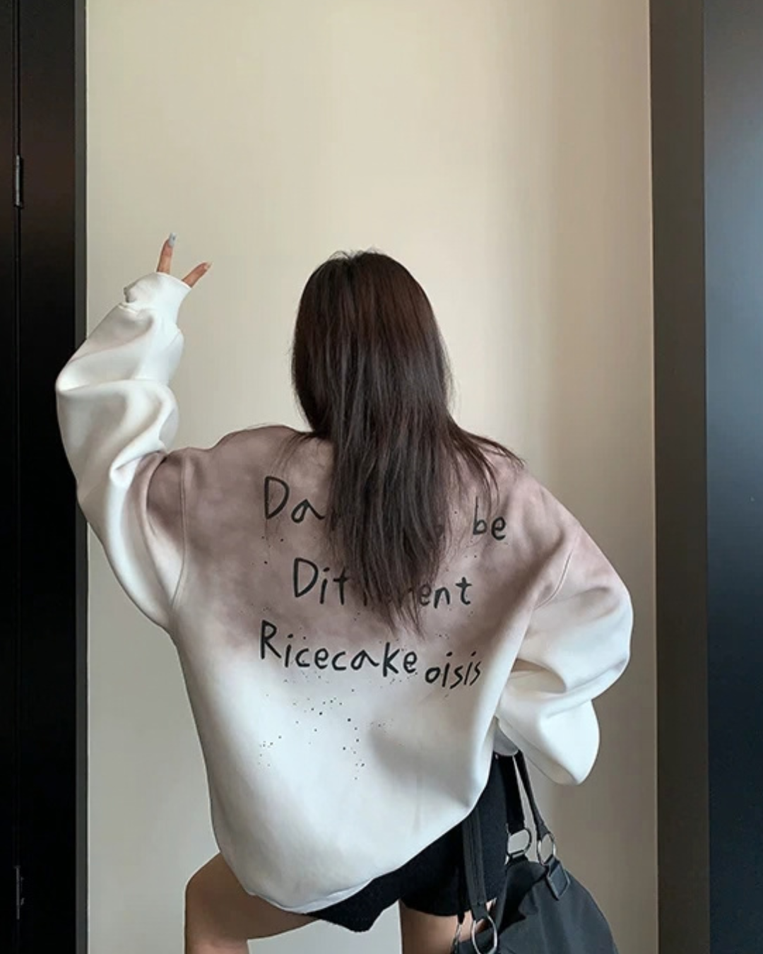 Letter Graphic Sweatshirt YLS1042