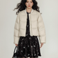 Crew Neck Short Puff Jacket VAS0176