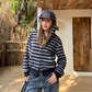 Border Zip-Up Hoodie CYE0045