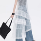 Asymmetric Lace Patchwork Dress SHN0033