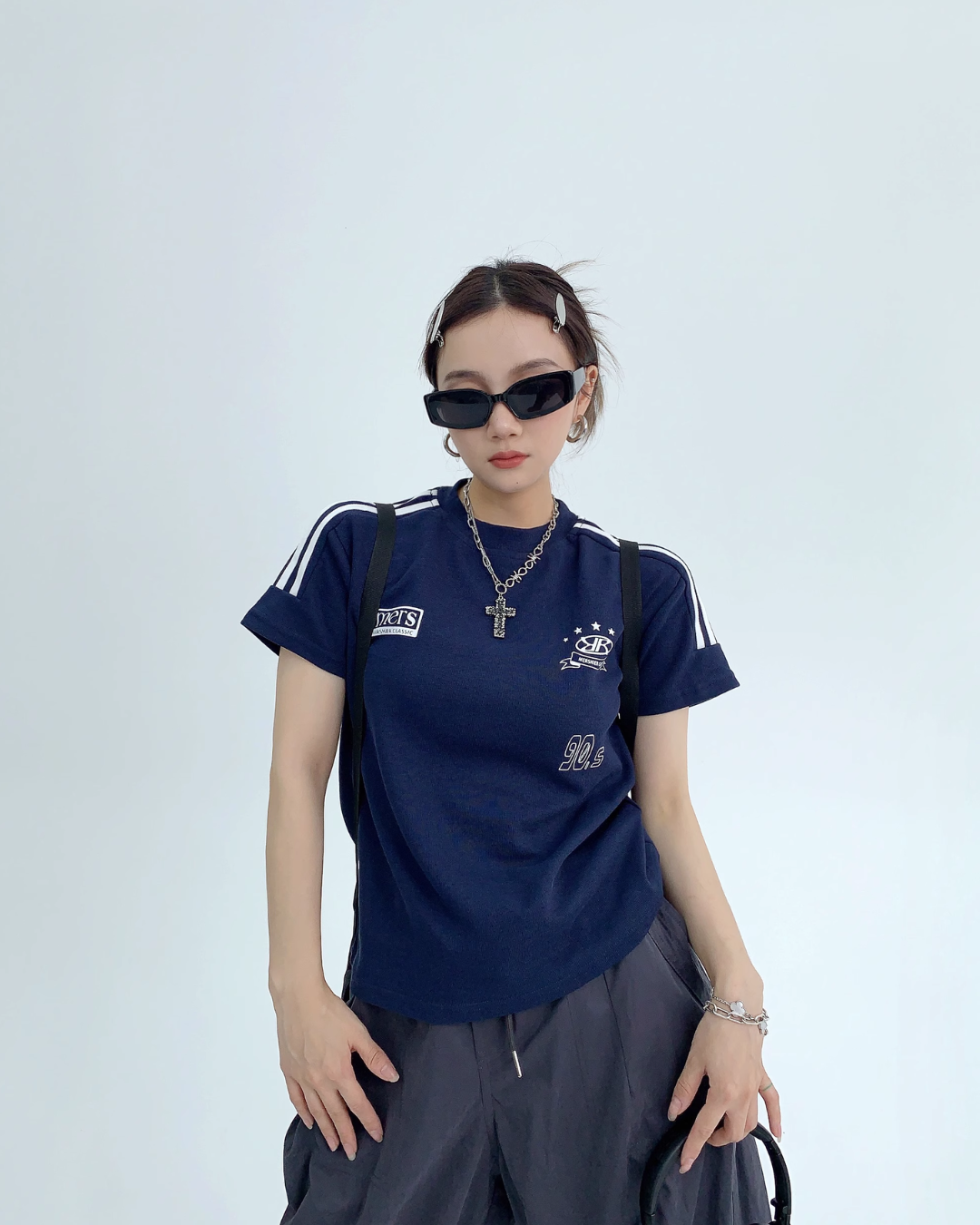 Sleeve Line Uniform T-Shirt YLS0212