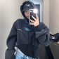 Vintage Short Hood Sweatshirt YLS0915