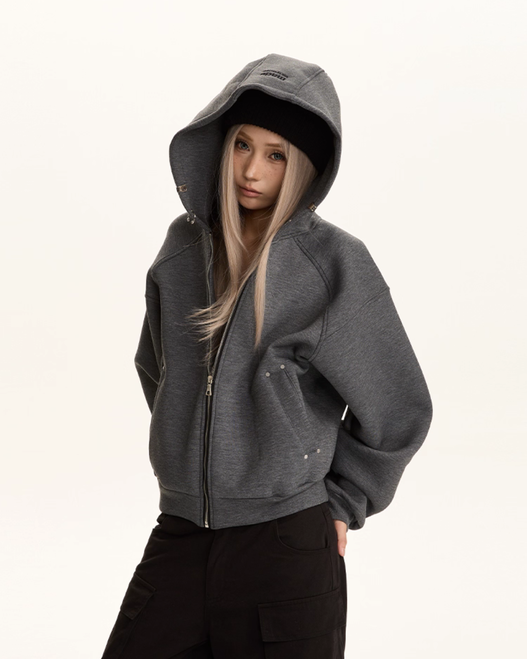 Loose Zip Hoodie VAT0006