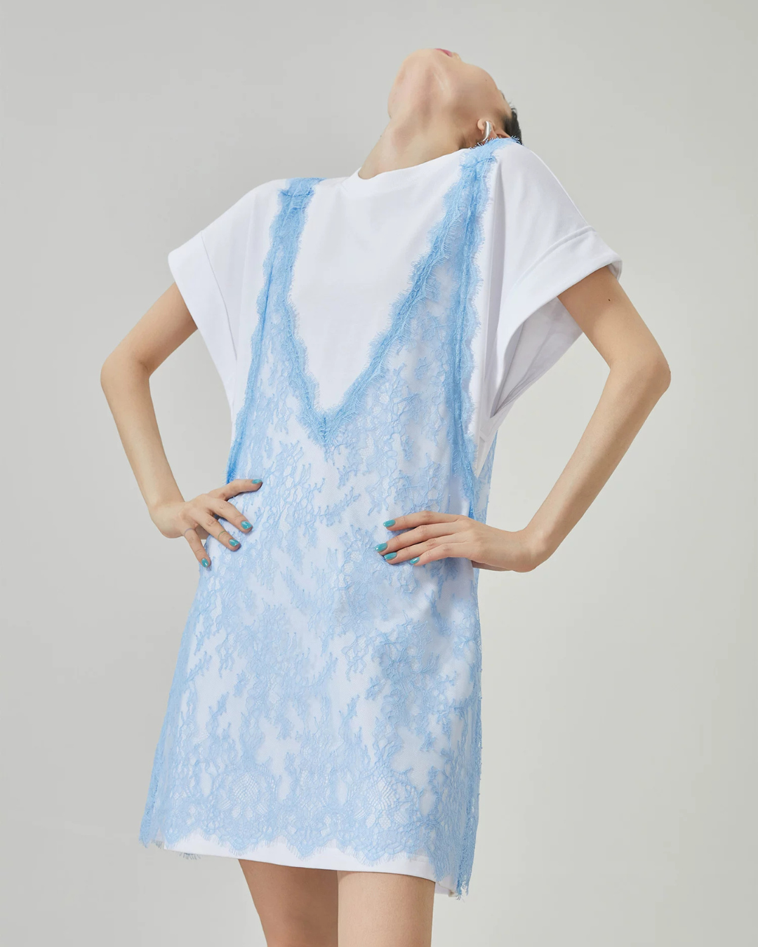 Lace Cami Docking Dress FER0311