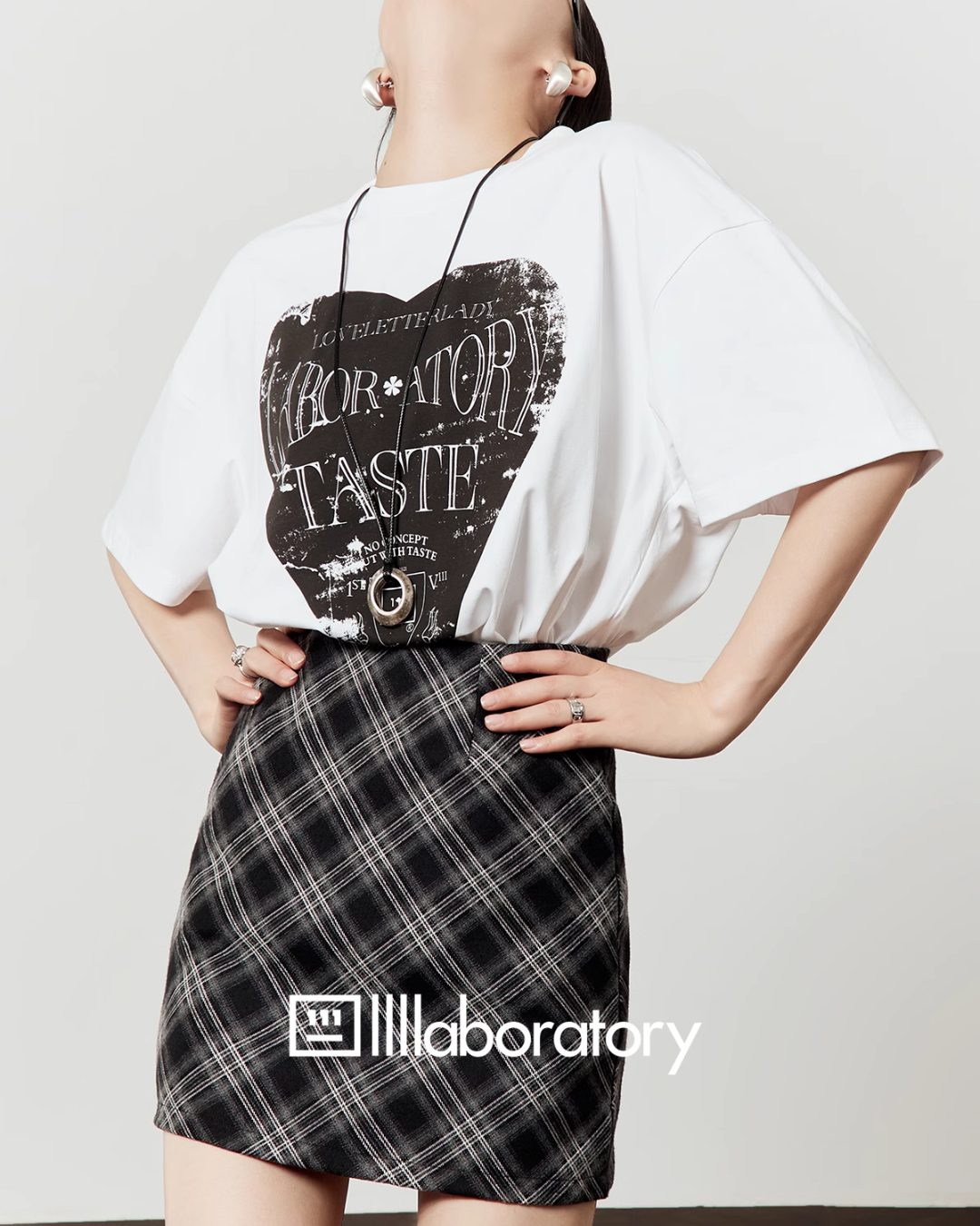 Love Print Round Neck T-Shirt LLA0447
