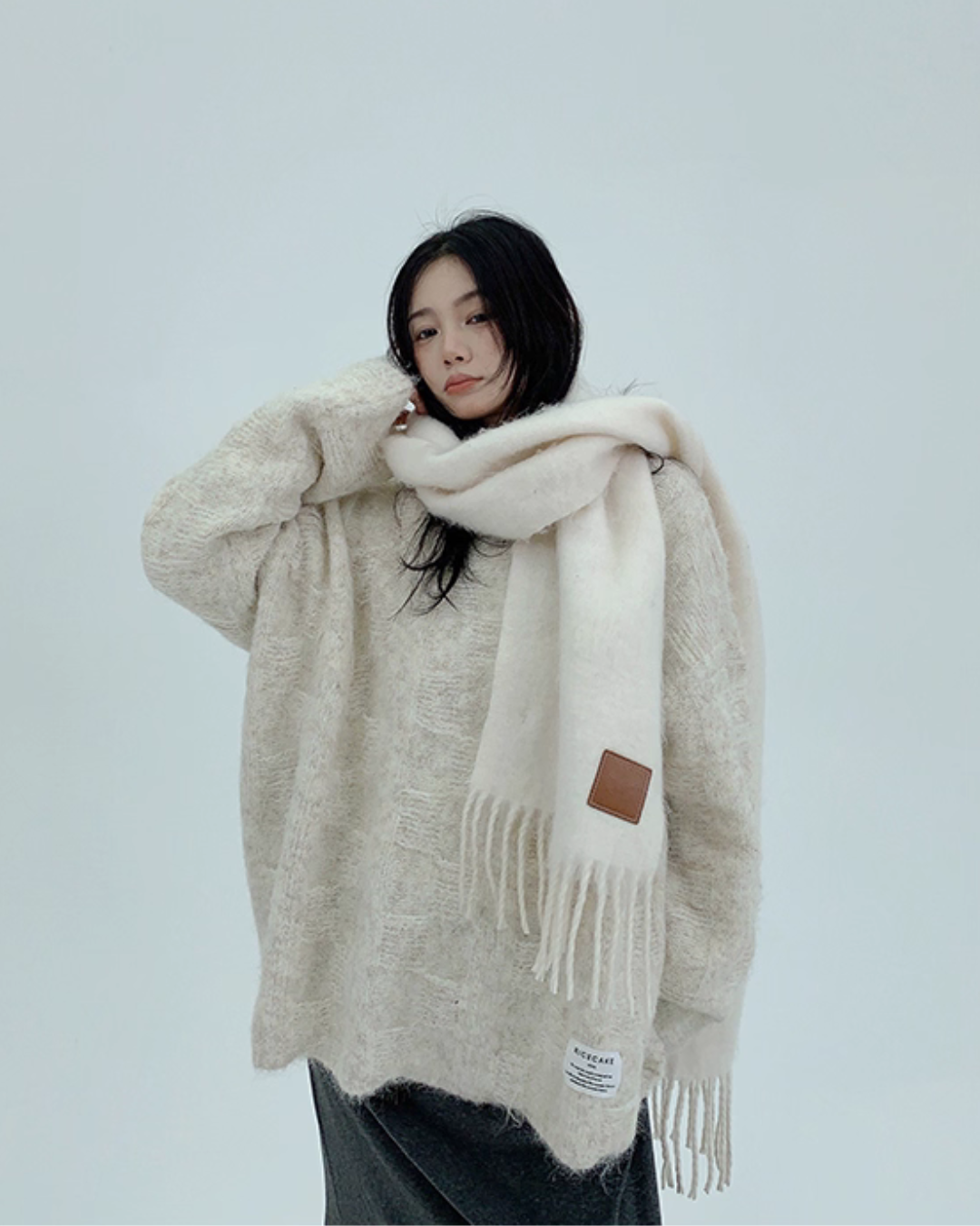 Mohair Touch Knit Top YLS0969