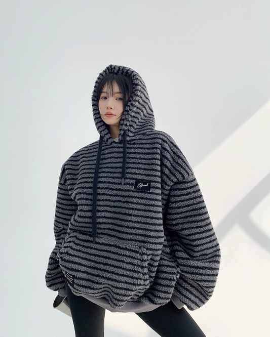 Border Pullover Hoodie YLS0635