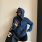 Denim Zip-Up Hoodie YLS1041